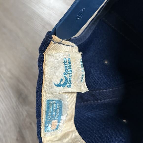 Vintage Sports Specialties Dallas‎ Cowboys Hat Snapback NFL Circle Blue Wool Cap - Picture 4 of 9